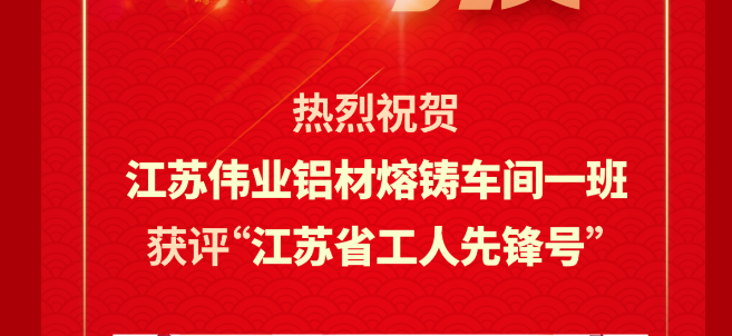 江苏尊龙官方网站首页铝材熔铸车间一班荣获2024年“江苏省工人先锋号”
